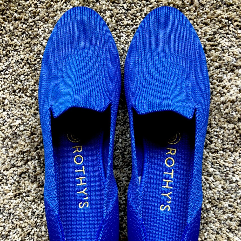 BNIB Rothys Cornflower loafers size 7.5